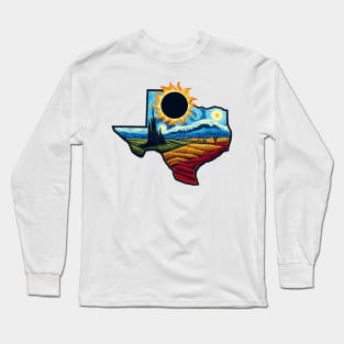 Solar Eclipse Texas Long Sleeve T-Shirt